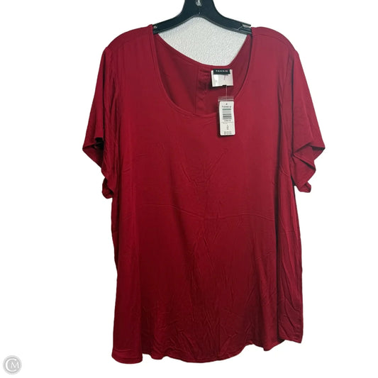 Top Short Sleeve By Torrid In Red, Size: 4