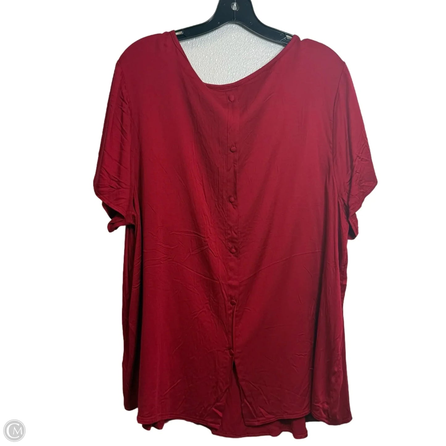 Top Short Sleeve By Torrid In Red, Size: 4