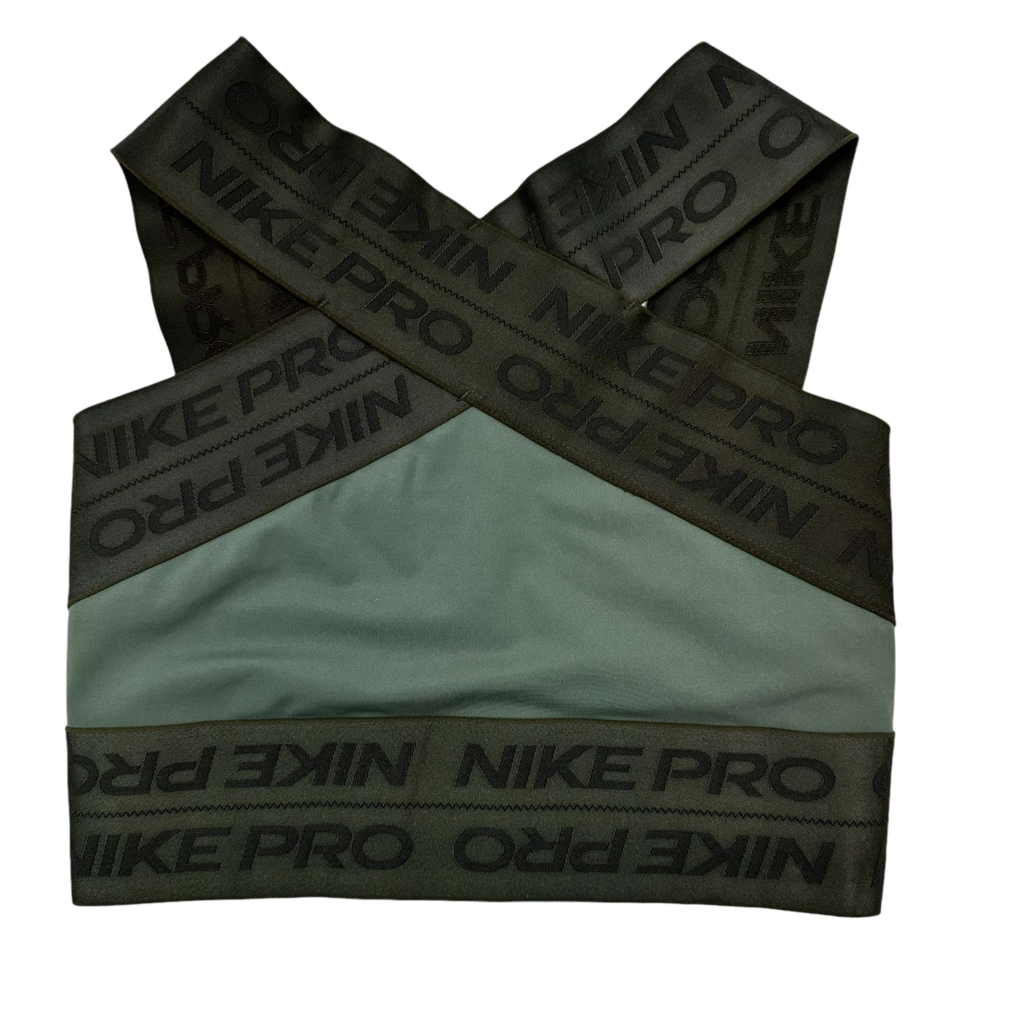 Athletic Bra By Nike In Green, Size: S