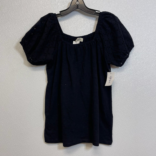 Top Short Sleeve By Style And Company In Black, Size: Xs