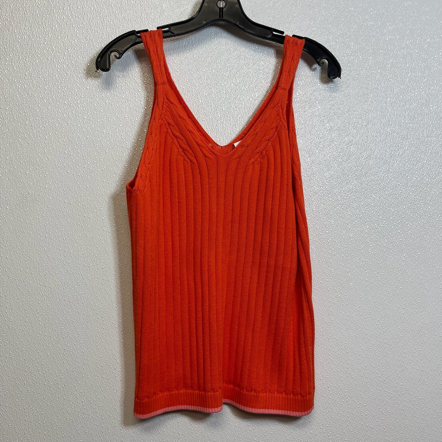 Top Sleeveless By Talbots O In Orange, Size: L