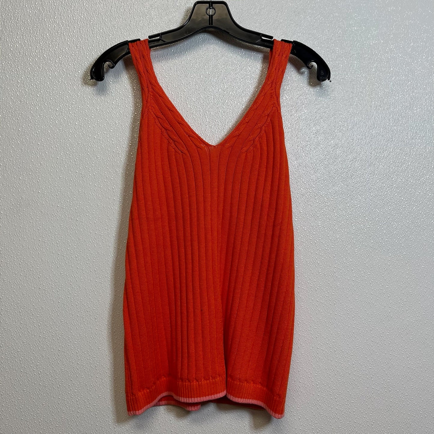 Top Sleeveless By Talbots O In Orange, Size: L