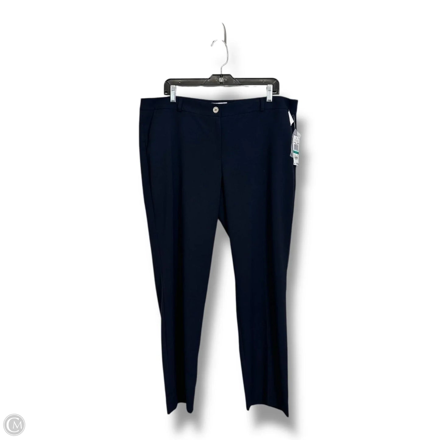 Pants Designer By Michael Kors In Navy, Size: 16