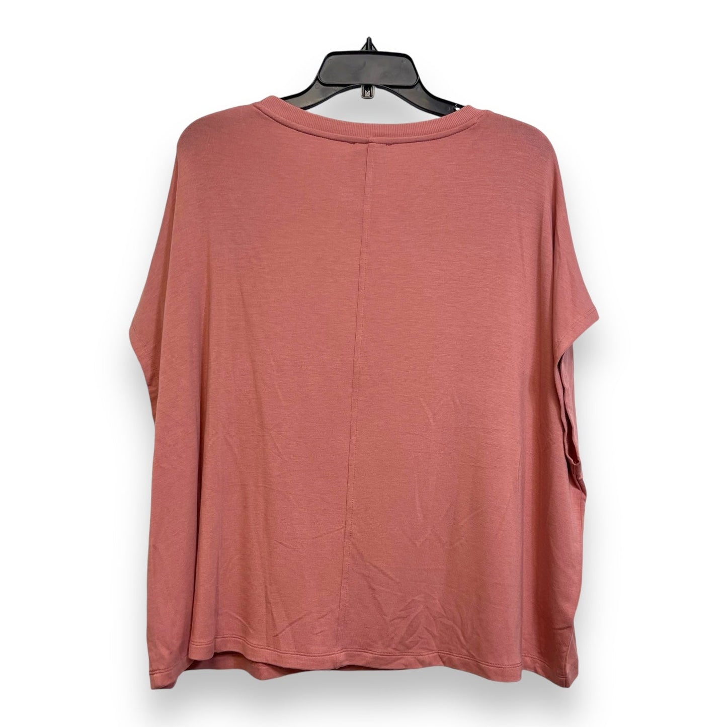 Top Short Sleeve By Loft O In Rose, Size: L