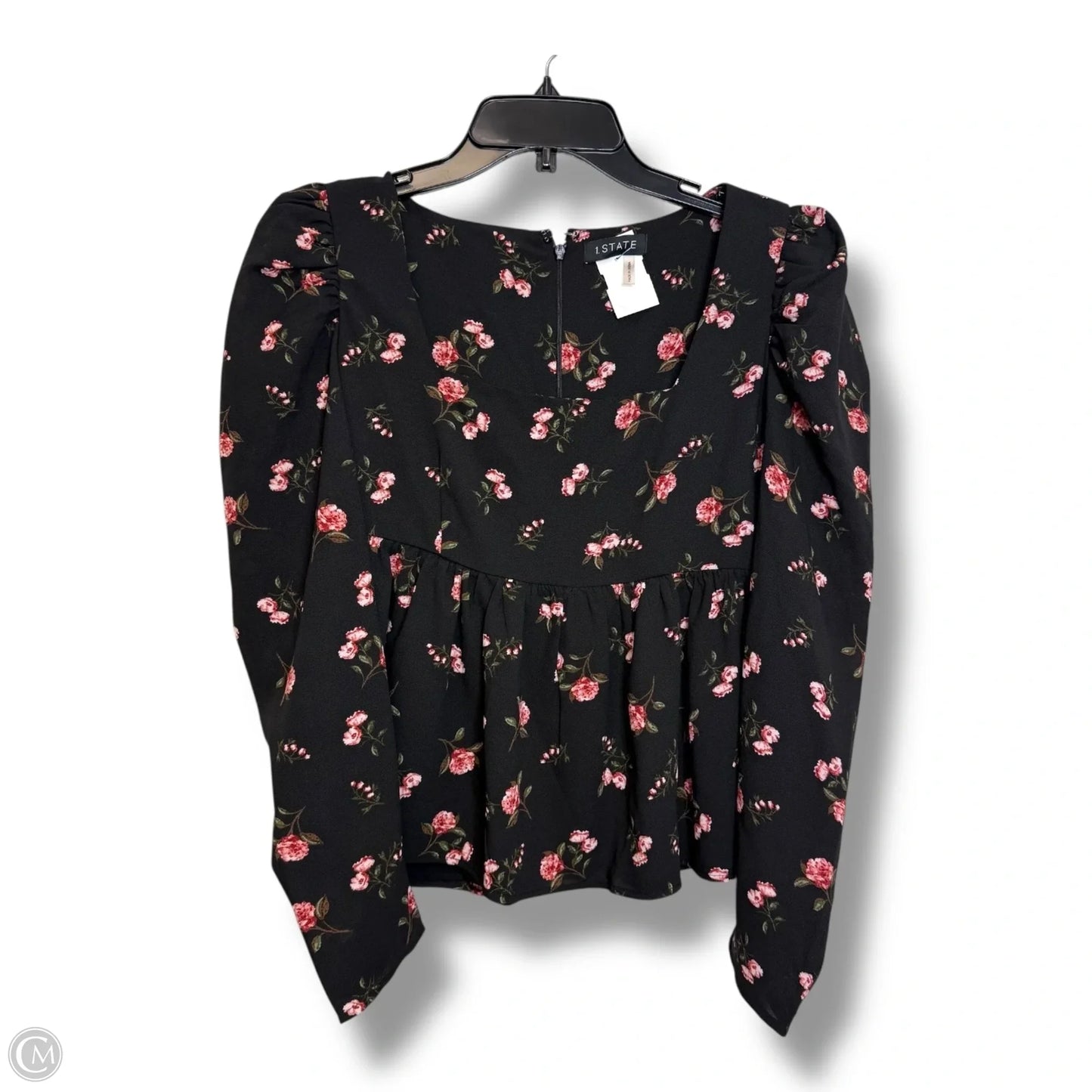 Top Long Sleeve By 1.state In Black, Size: 2