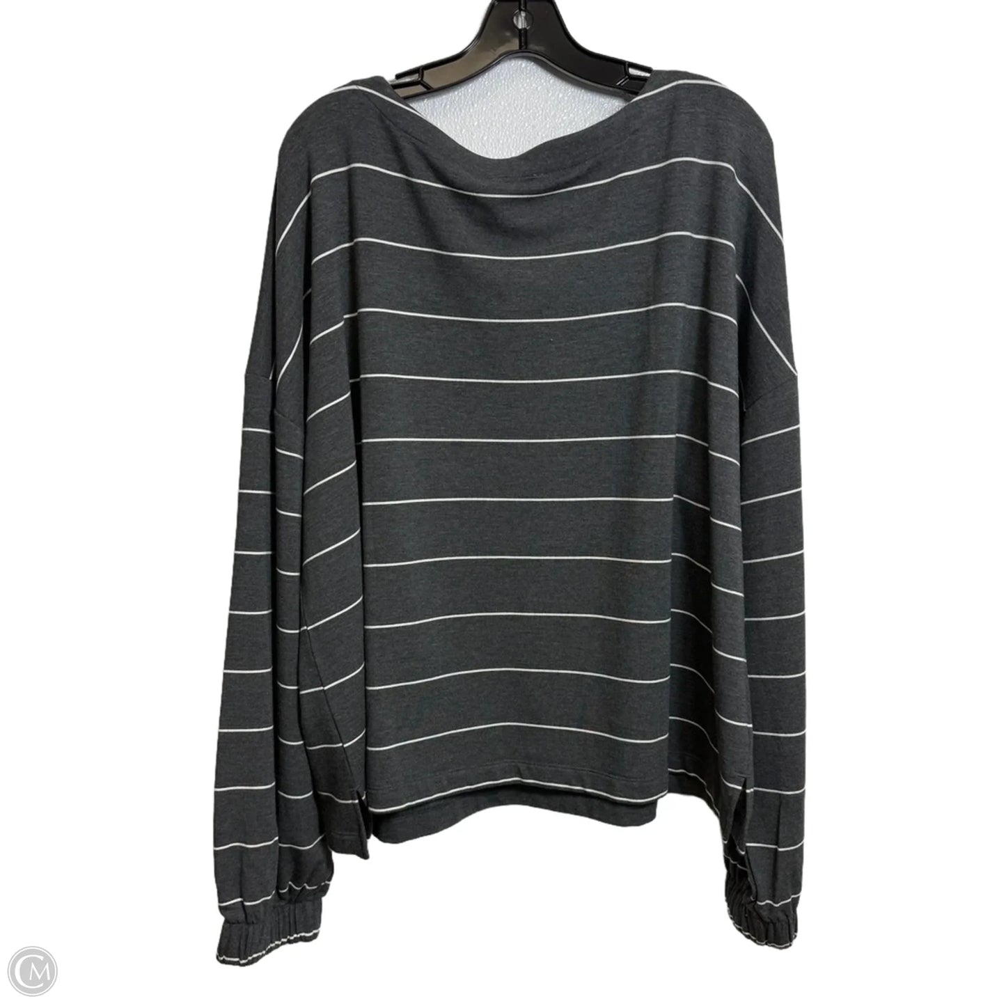 Top Long Sleeve By Soma In Grey, Size: Xxl
