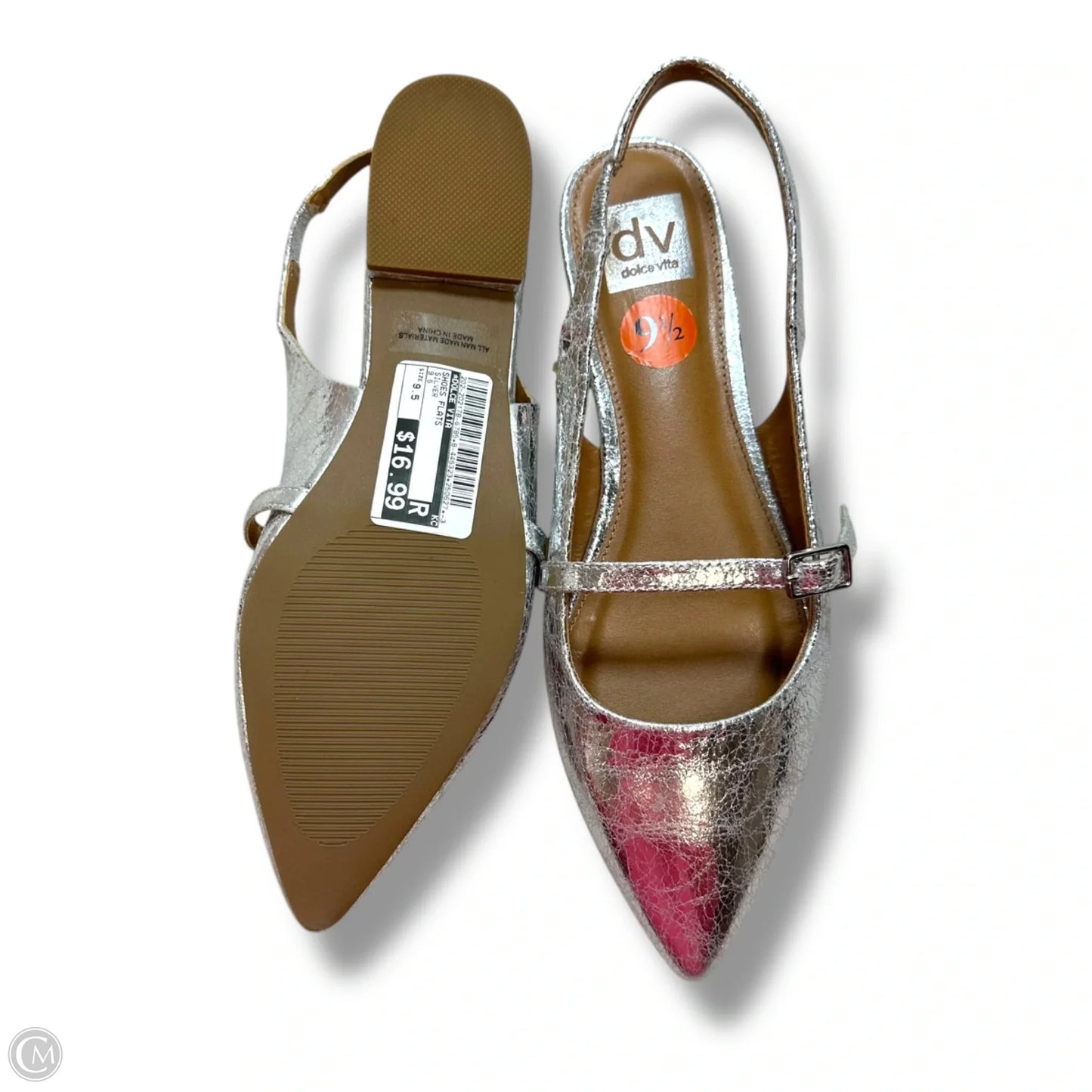 Shoes Flats By Dolce Vita In Silver, Size: 9.5