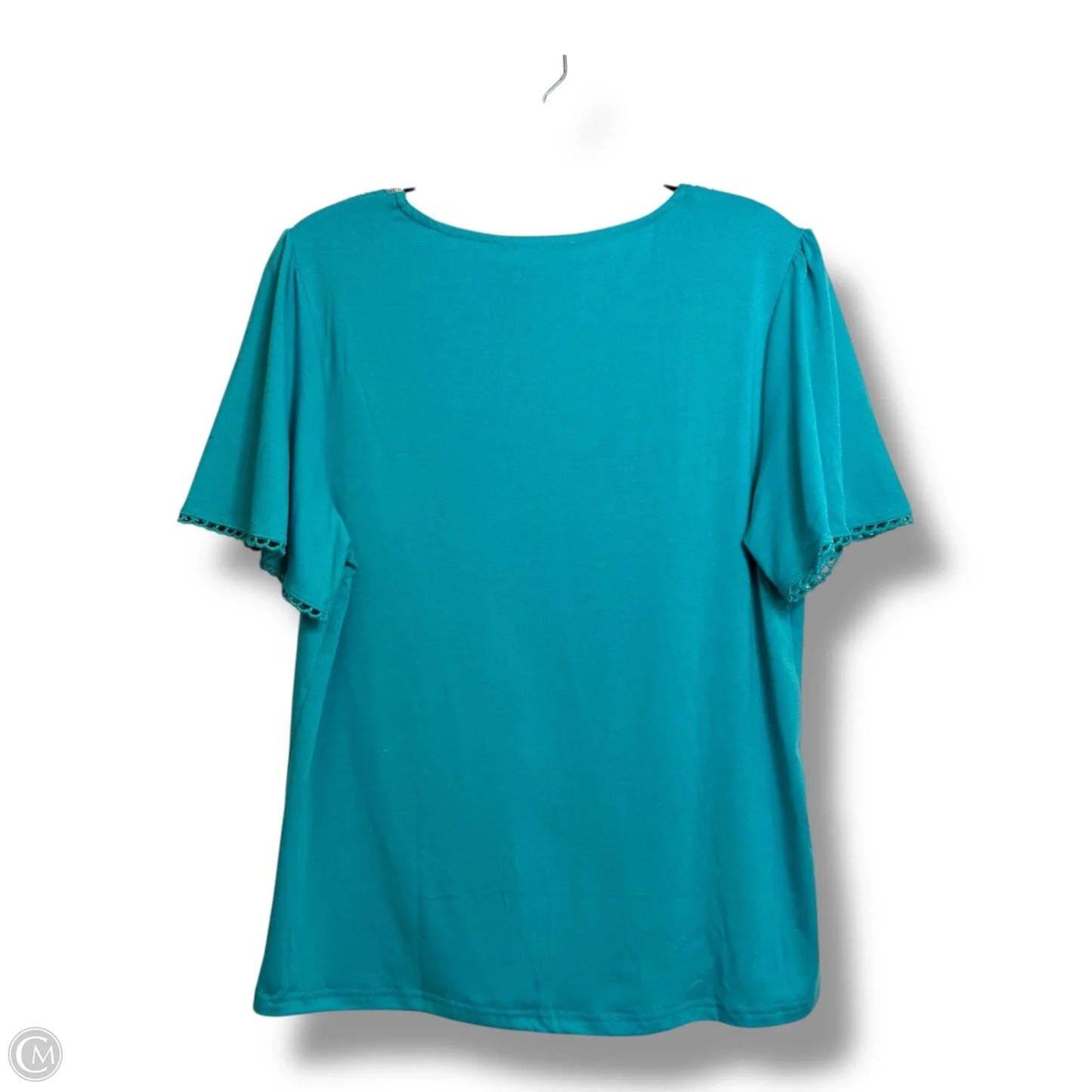 Top Short Sleeve By Clothes Mentor In Blue, Size: M
