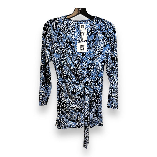 Top Long Sleeve By Anne Klein In Print, Size: S