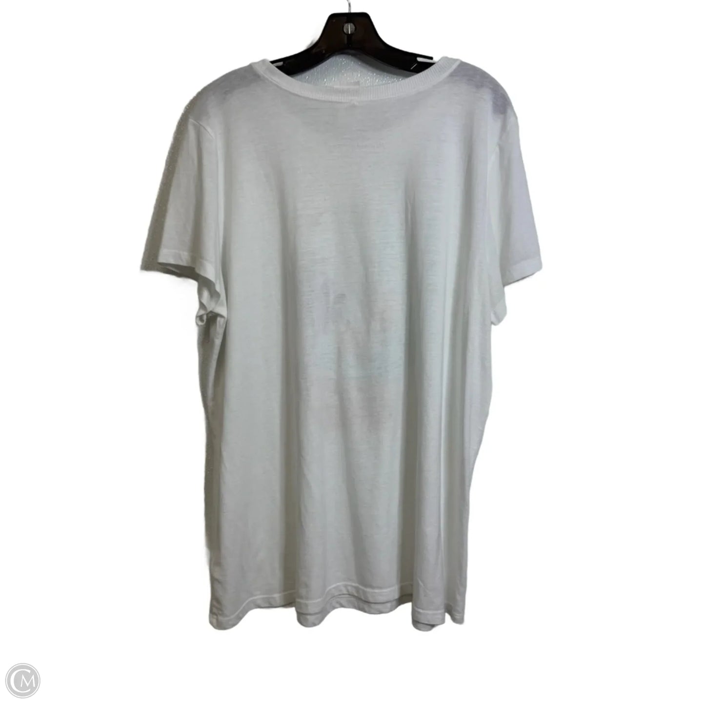 Top Short Sleeve By Torrid In White, Size: 2x