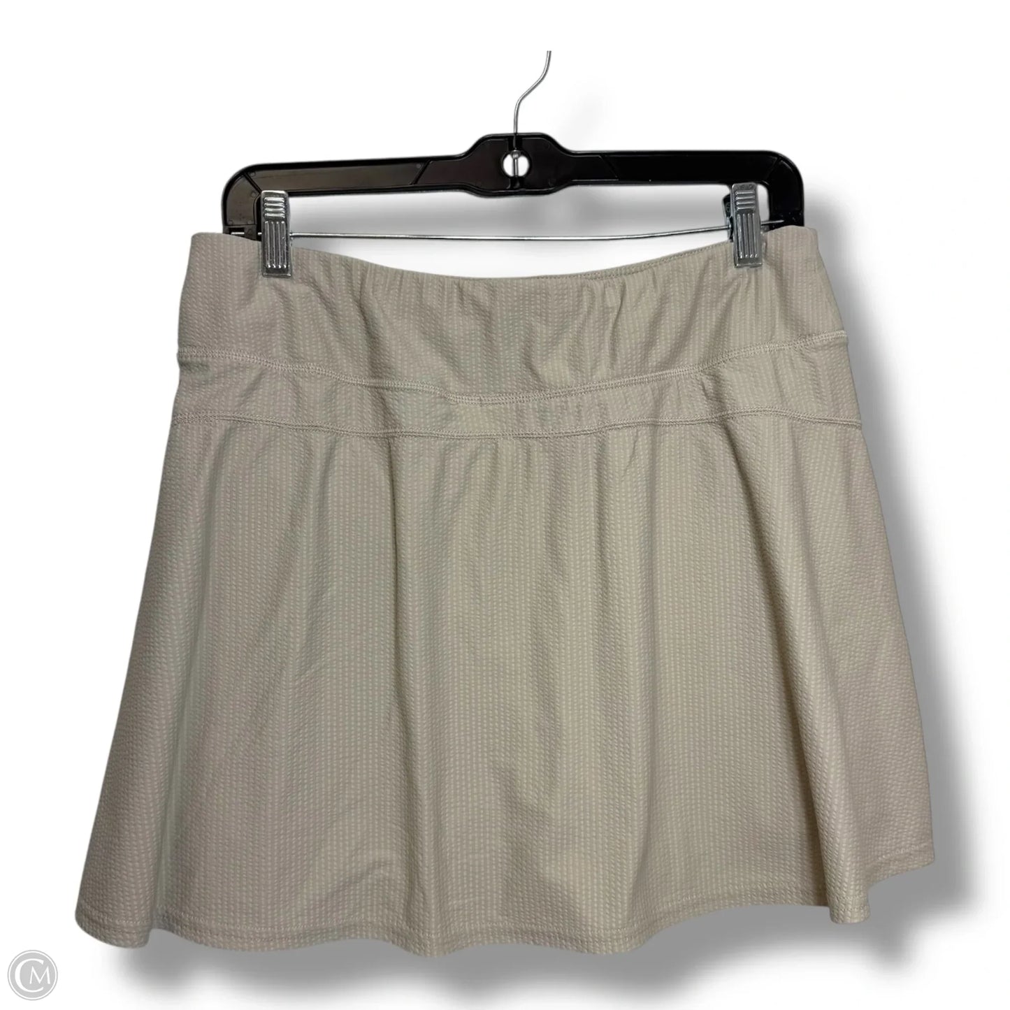 Athletic Skort By Apana In Cream, Size: L