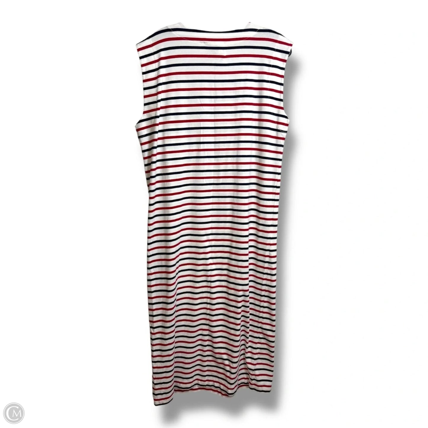 Dress Casual Maxi By Loft In Blue & Red & White, Size: S