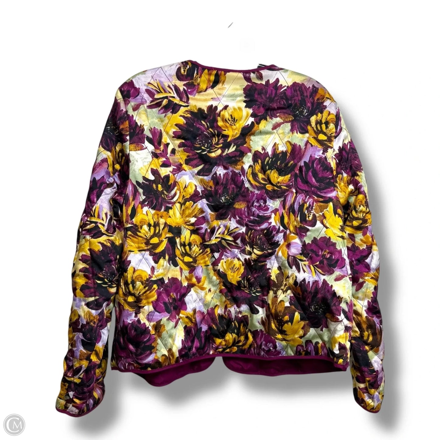 Jacket Other By Ava & Viv In Floral Print, Size: 1x