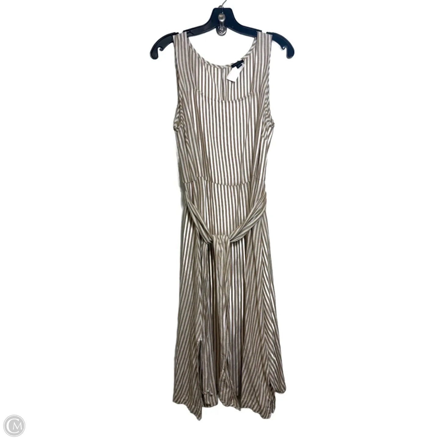 Dress Casual Maxi By Ann Taylor In Striped Pattern, Size: M