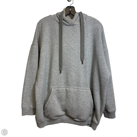Sweatshirt Hoodie By Aerie In Grey, Size: M