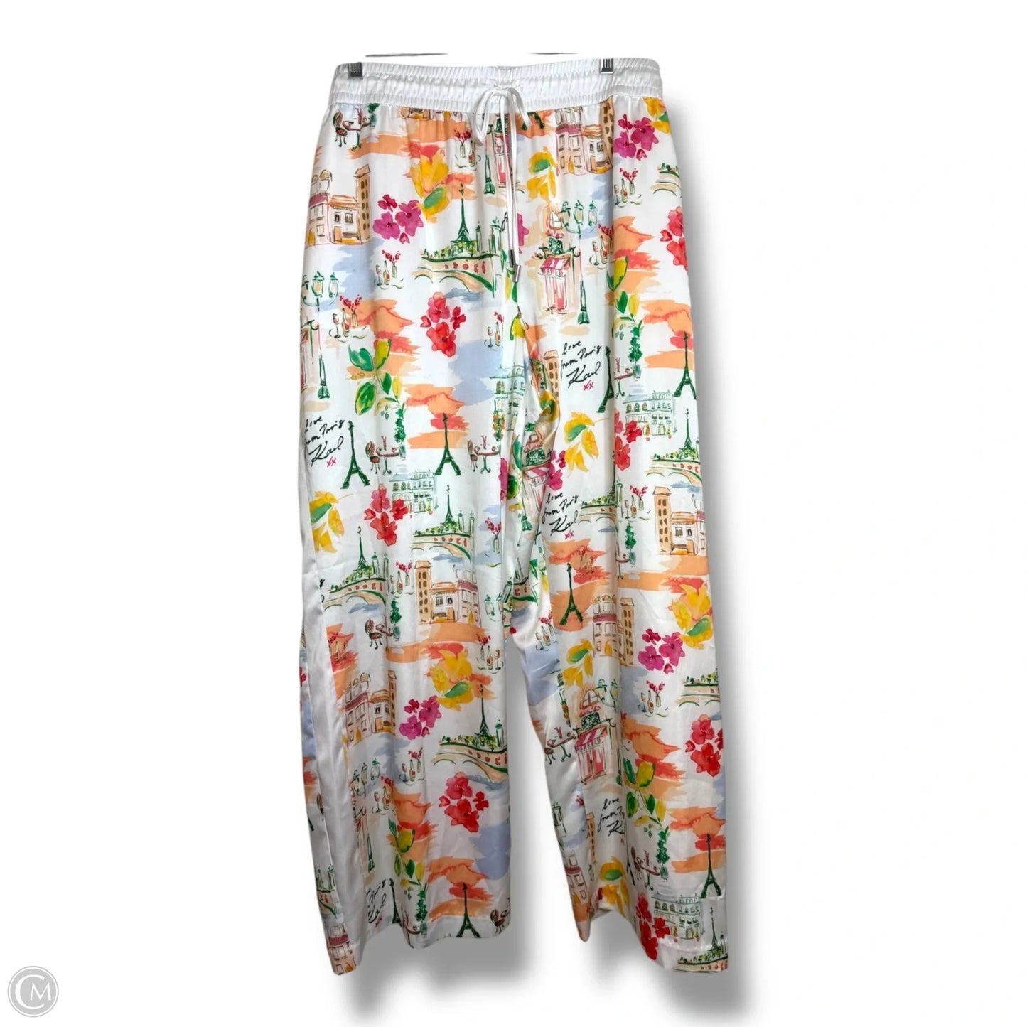 Pants Designer By Karl Lagerfeld In Multi-colored, Size: 2x