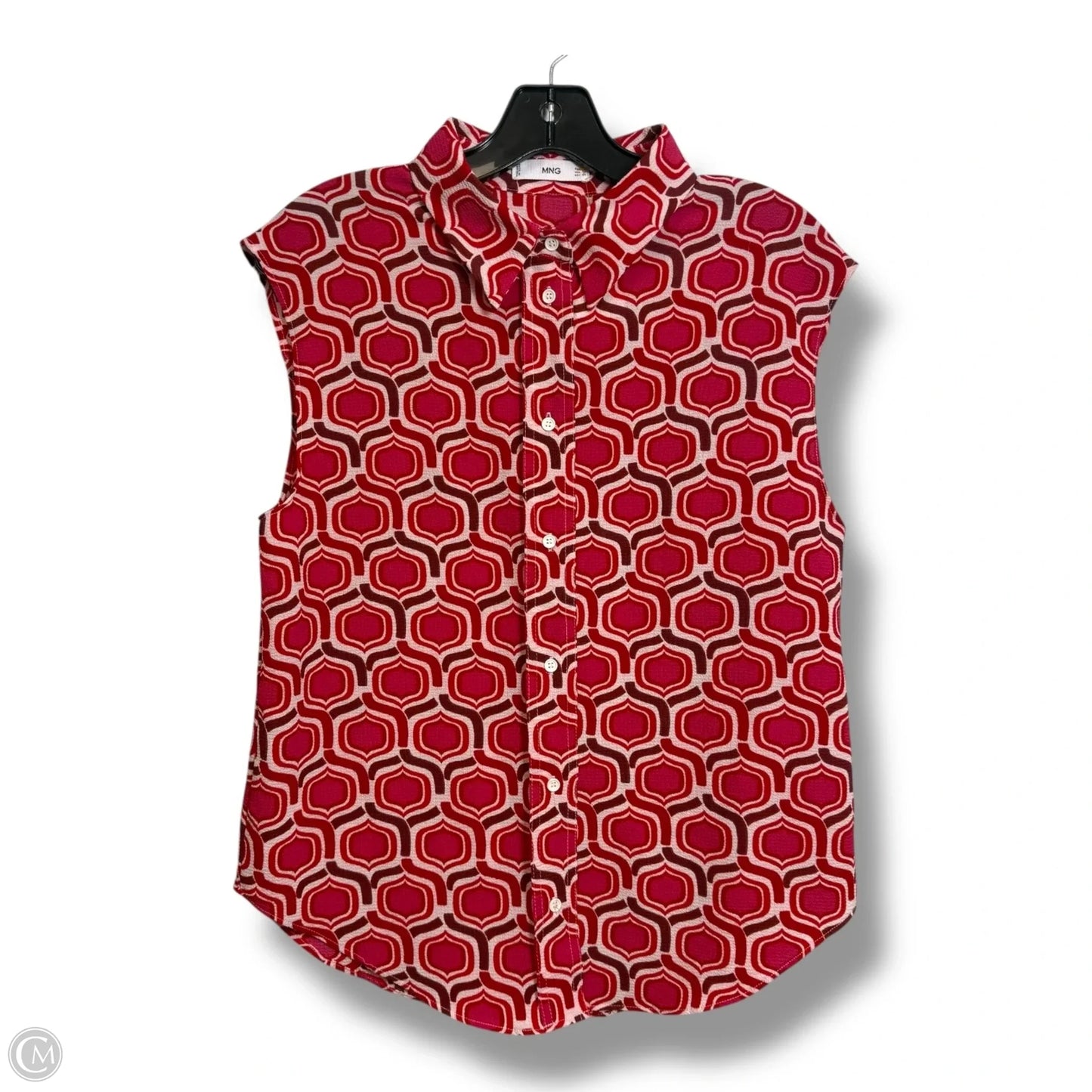 Top Sleeveless By Mng In Multi-colored, Size: S