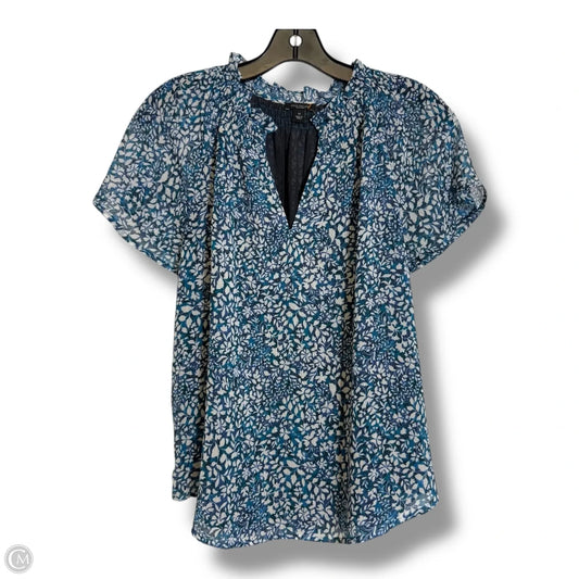 Top Sleeveless By Ann Taylor In Blue, Size: Xs