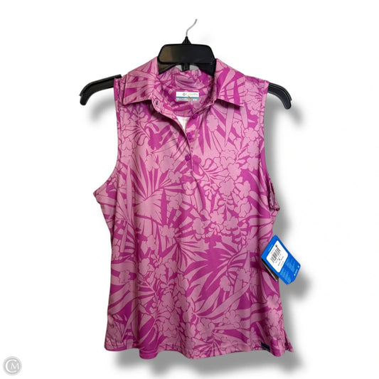Athletic Tank Top By Columbia In Pink, Size: M