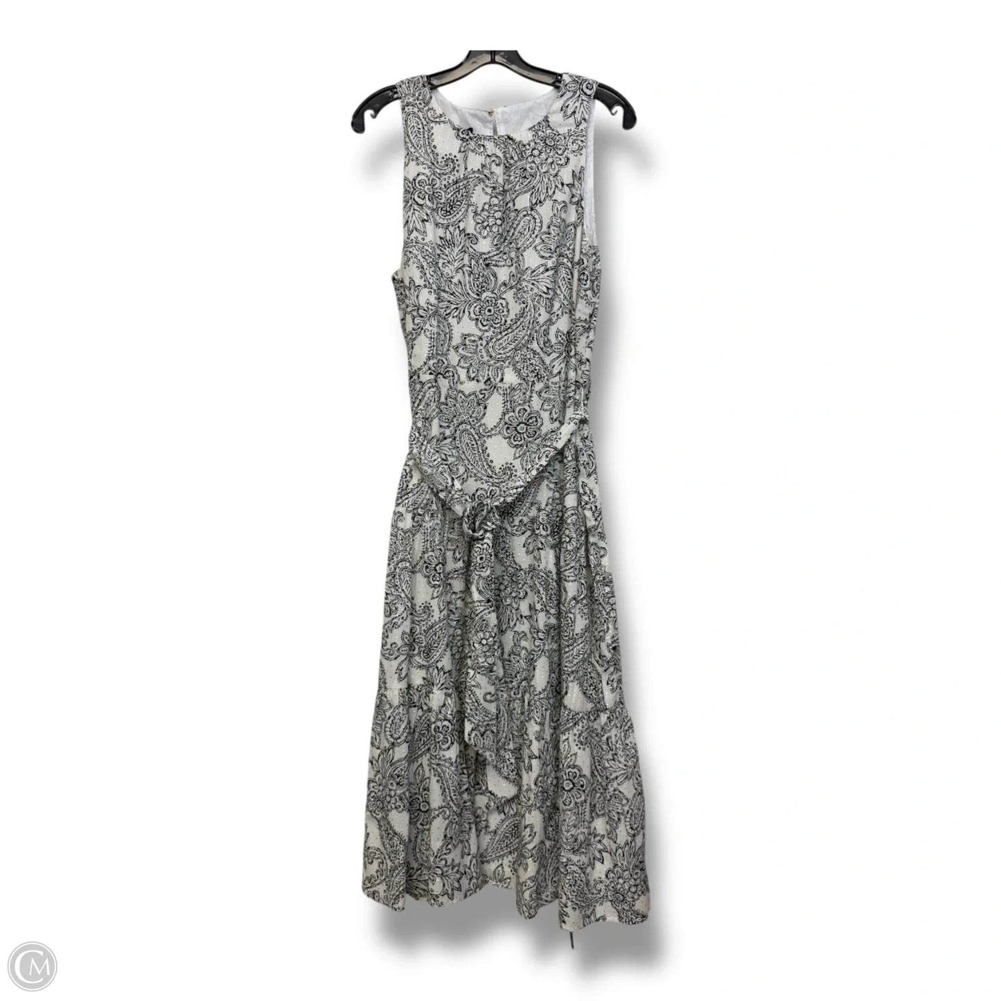 Dress Casual Maxi By Talbots In Black & White, Size: 14