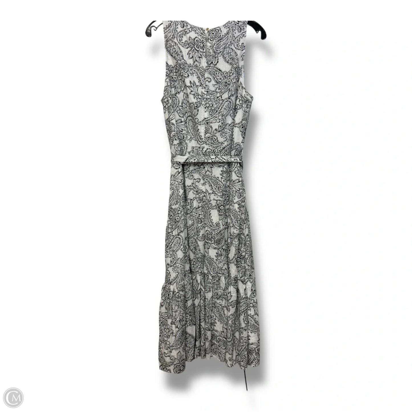 Dress Casual Maxi By Talbots In Black & White, Size: 14