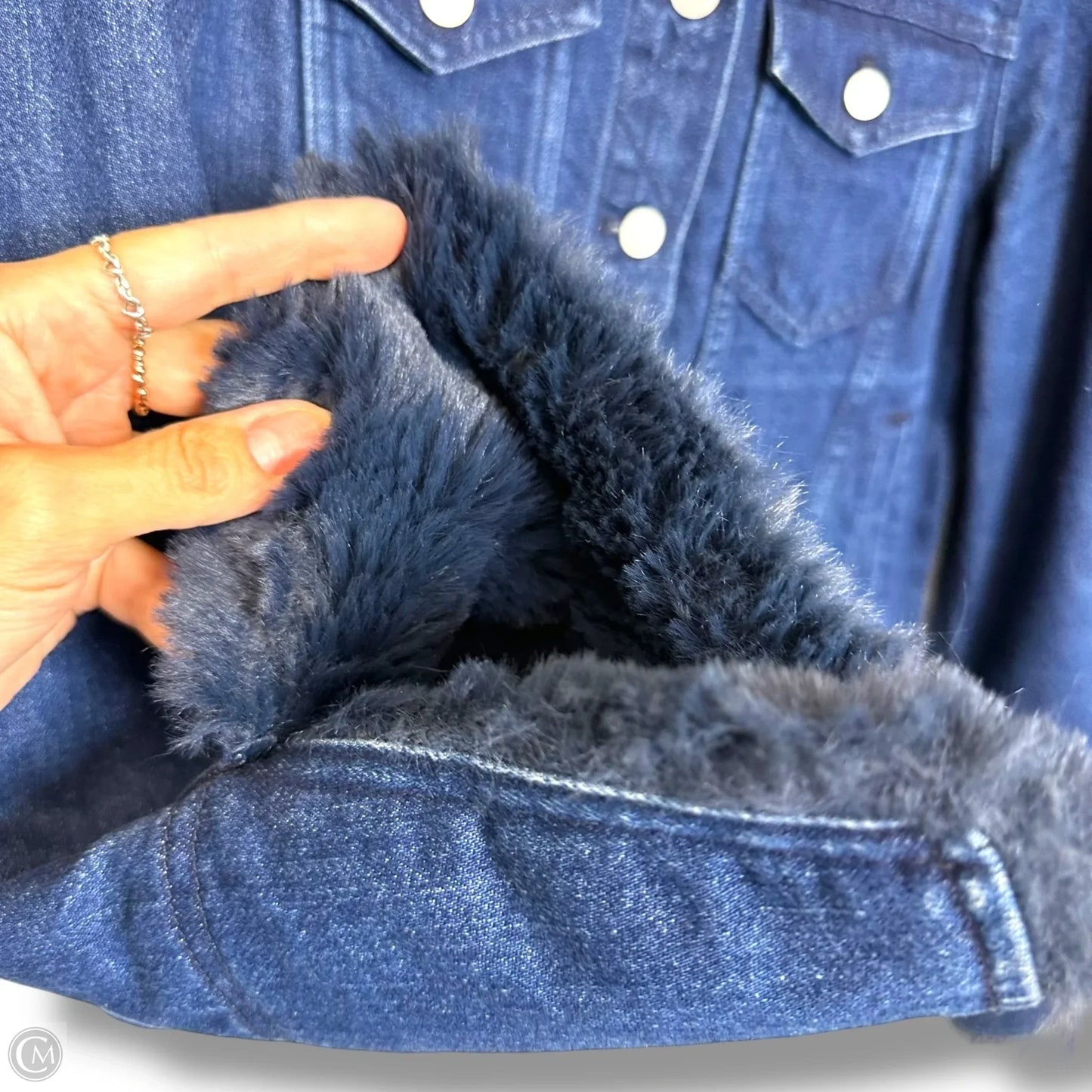 Jacket Denim By J. Crew In Blue Denim, Size: M