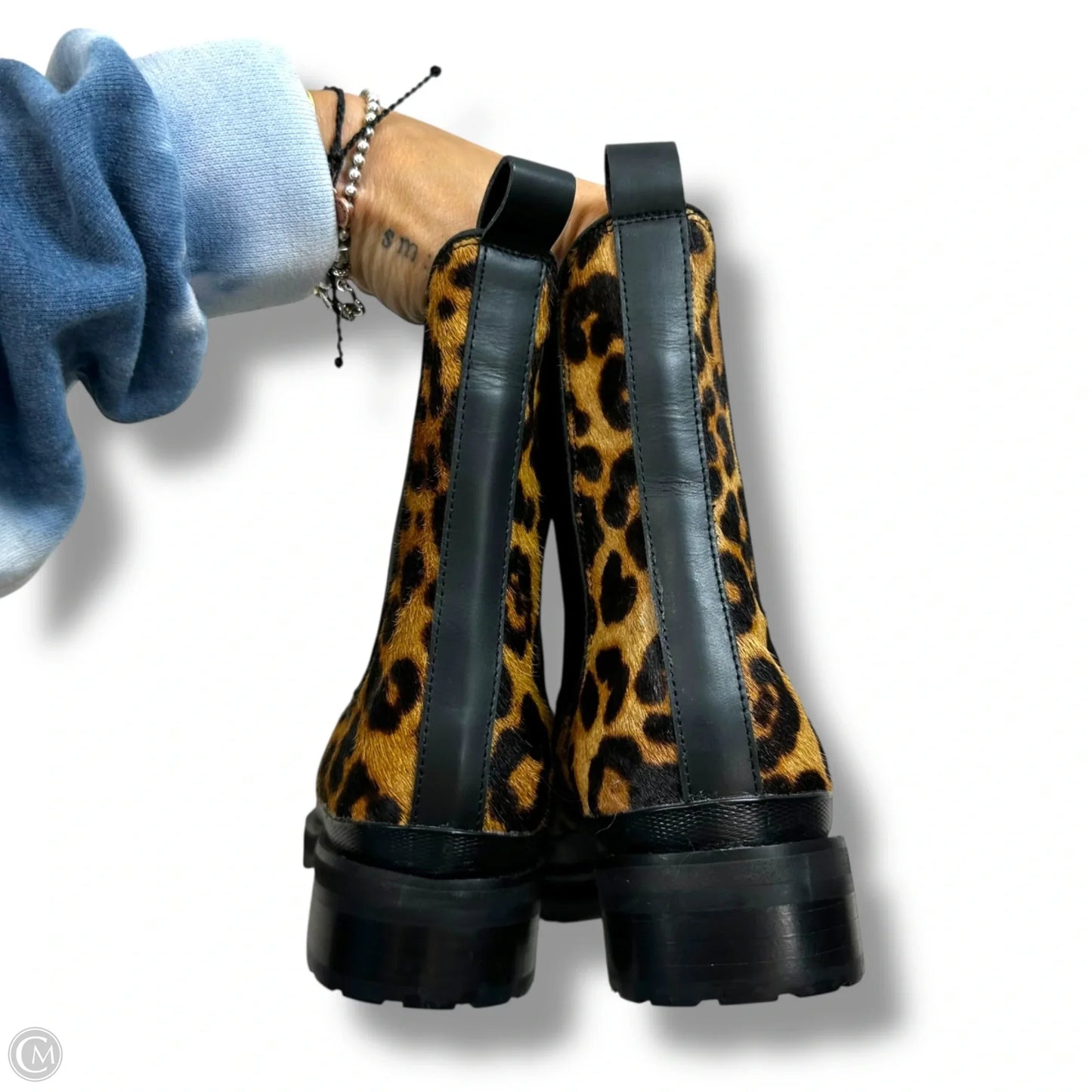 Boots Ankle Flats By Aerosoles In Animal Print, Size: 6