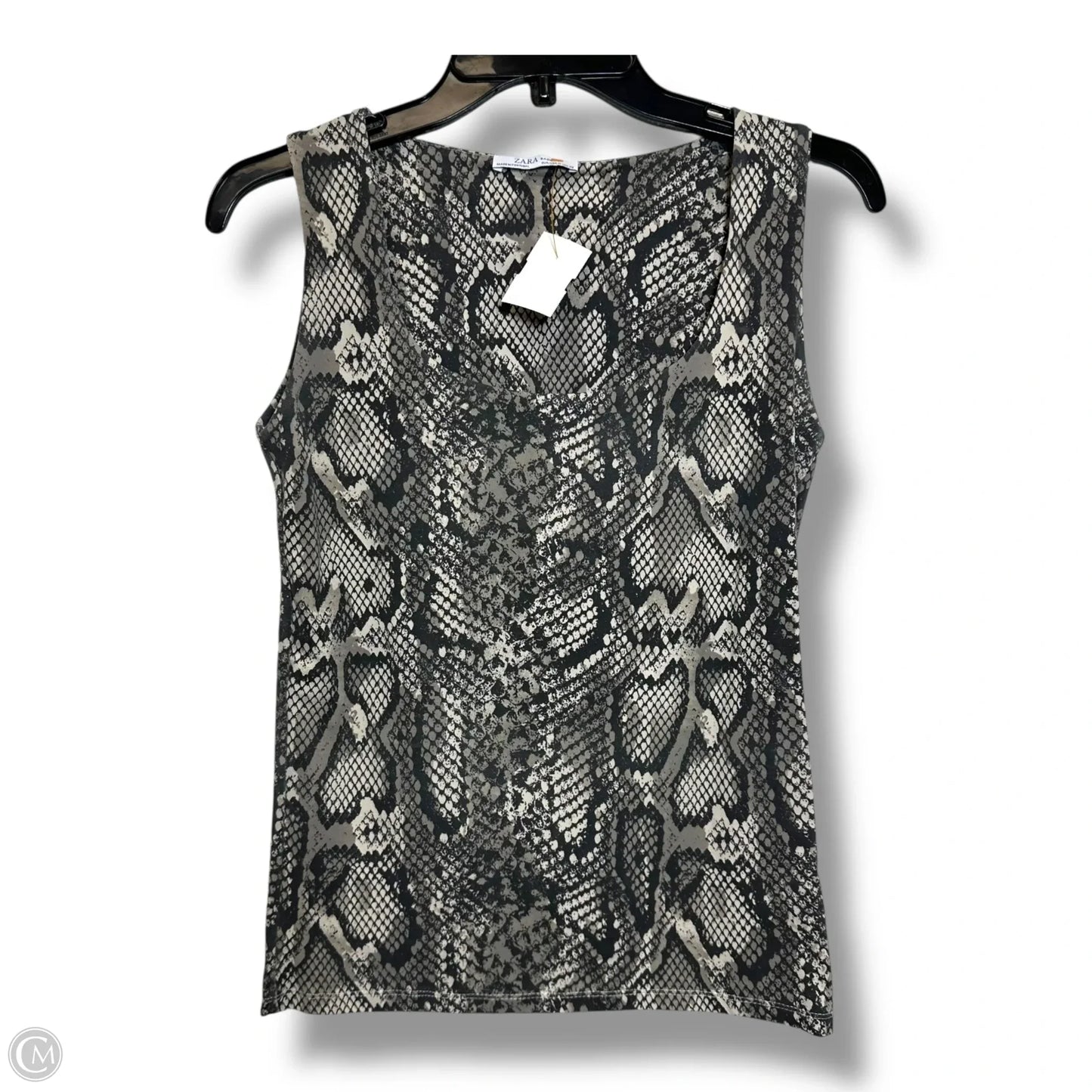 Tank Top By Zara In Animal Print, Size: M