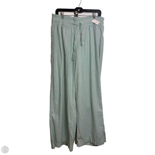 Pants Wide Leg By American Eagle In Green, Size: M