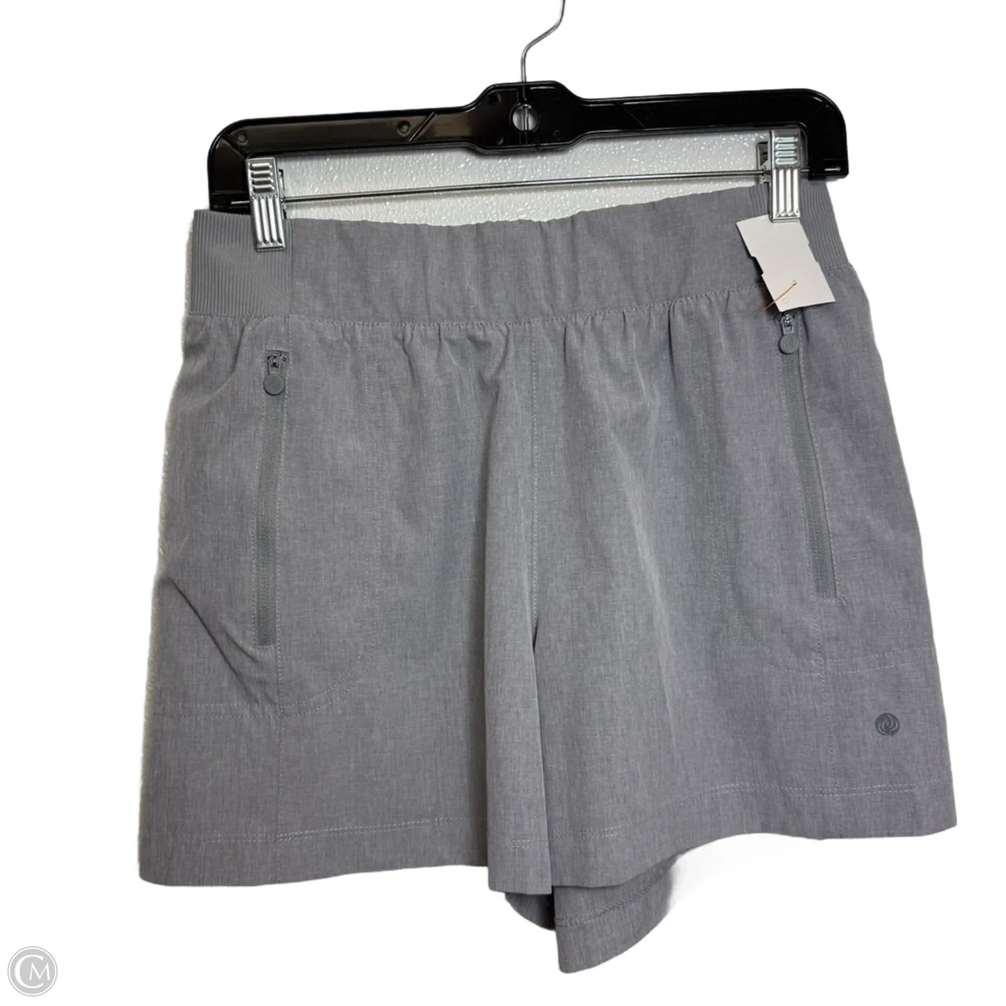 Athletic Shorts By Apana In Grey, Size: M