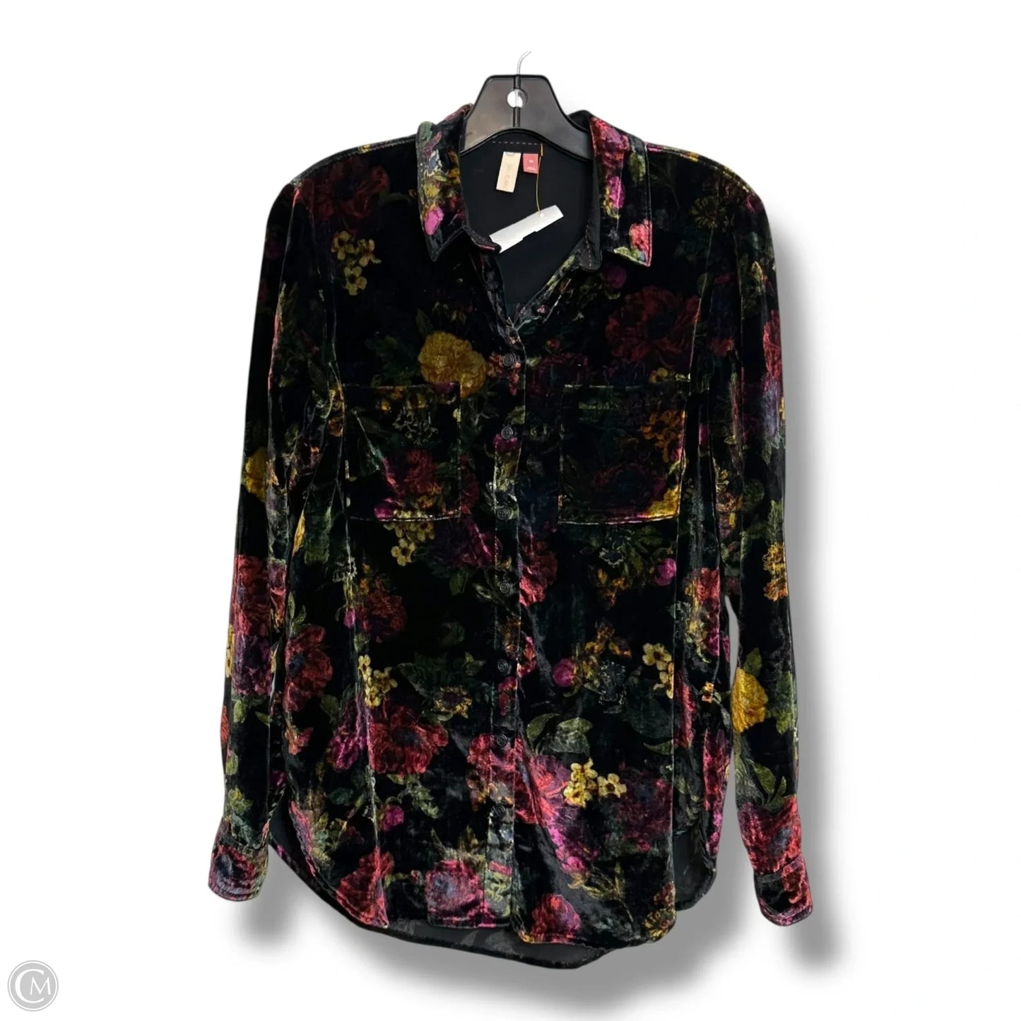 Top Long Sleeve By Pilcro In Multi-colored, Size: Xs