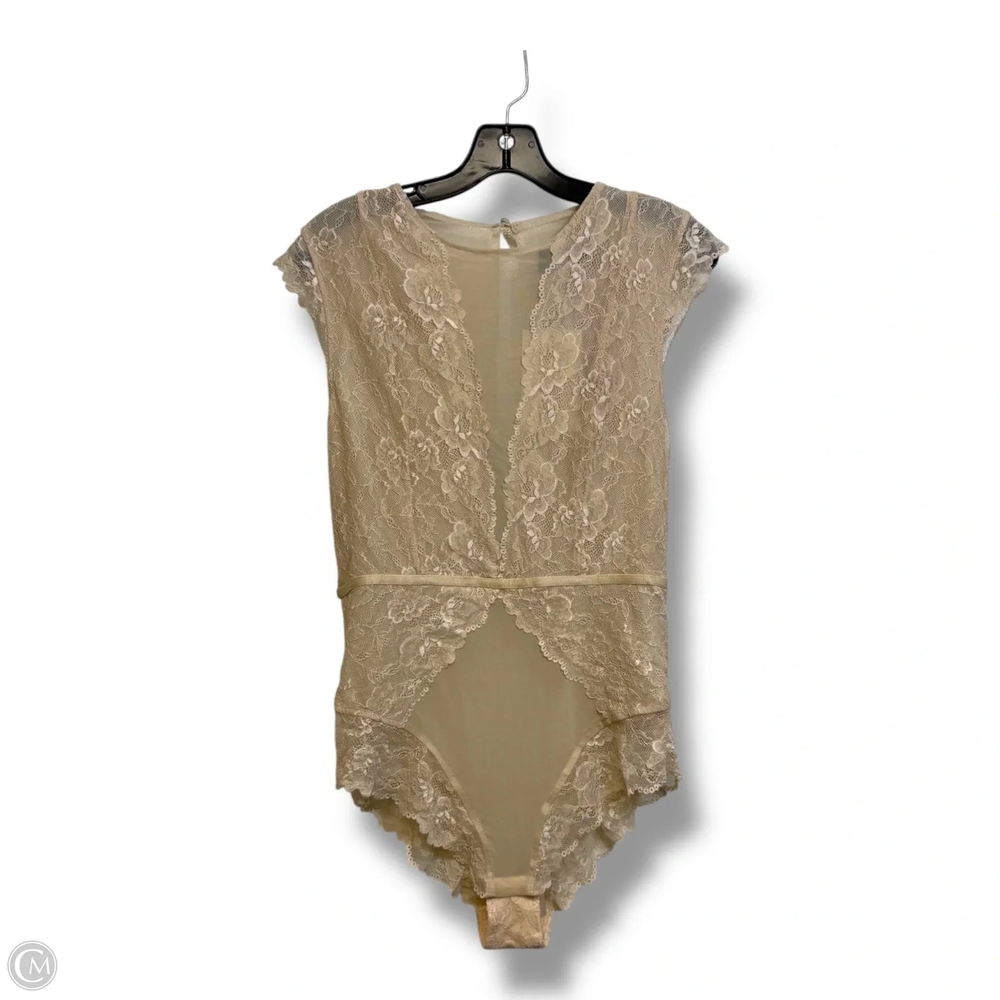 Bodysuit By Cider In Cream, Size: L