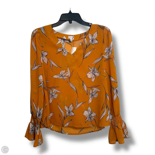 Top Long Sleeve By A New Day In Yellow, Size: Xs