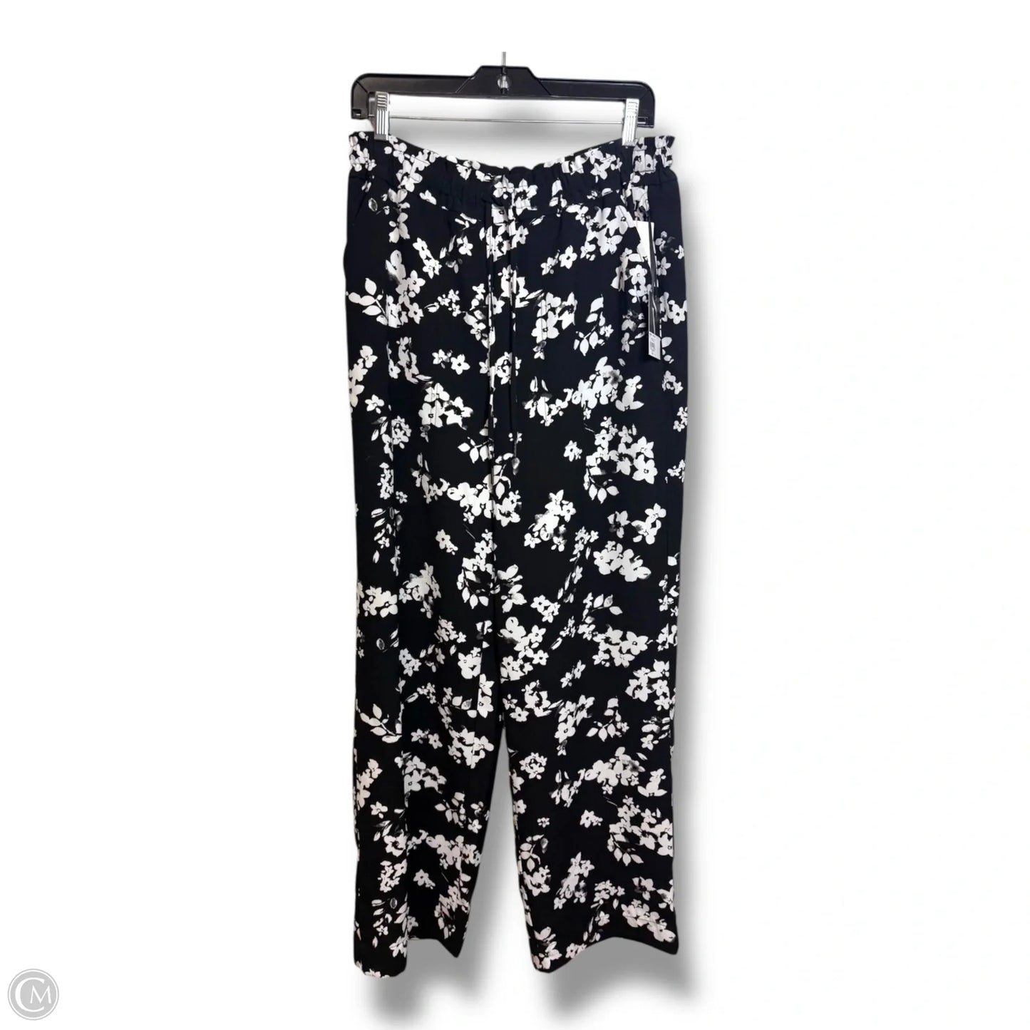 Pants Wide Leg By Simply Vera In Black & White, Size: M