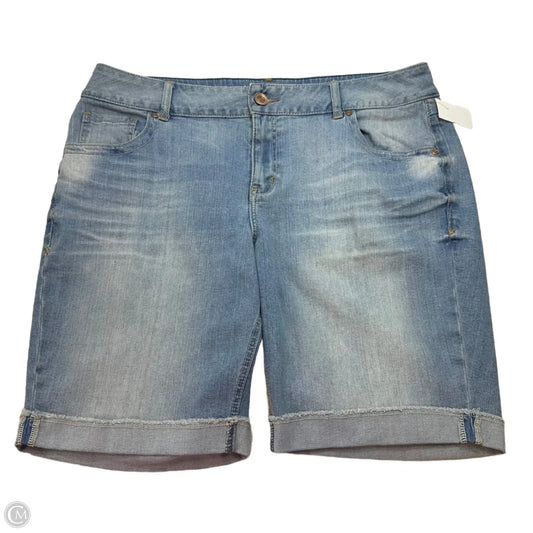 Shorts By Lane Bryant In Blue Denim, Size: 18
