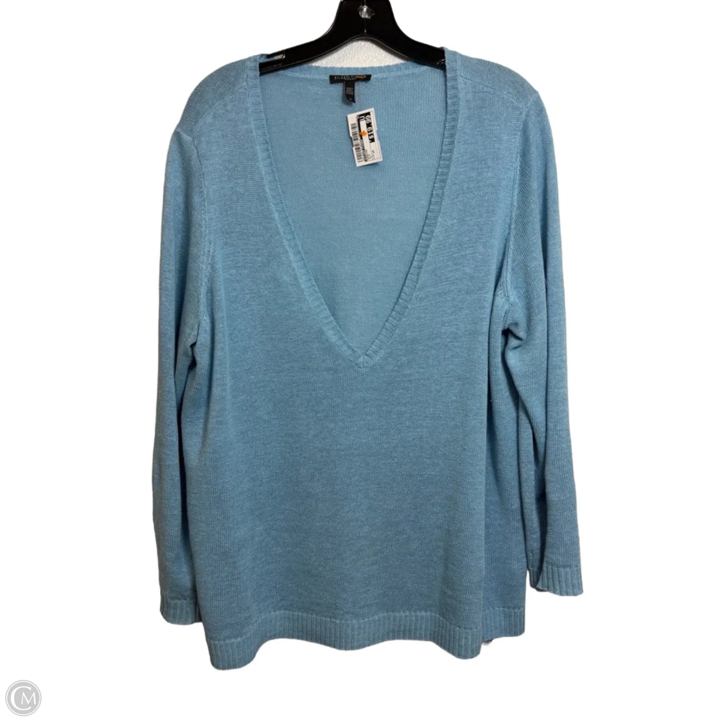 Sweater By Eileen Fisher In Blue, Size: 1x
