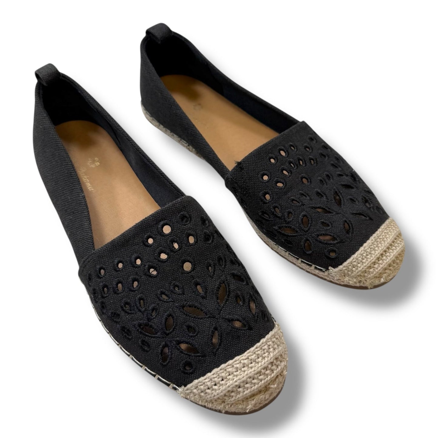 Shoes Flats Boat By Tommy Bahama In Black, Size: 8