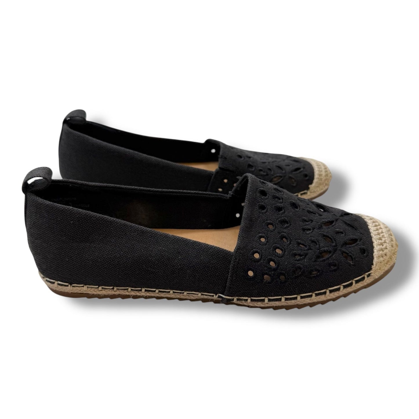 Shoes Flats Boat By Tommy Bahama In Black, Size: 8