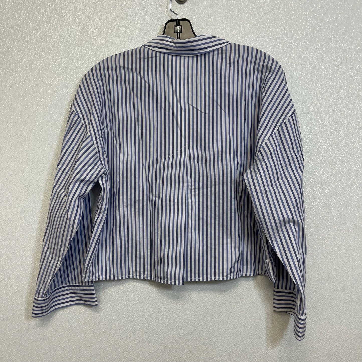 Top Long Sleeve By Everlane In Striped, Size: Xs