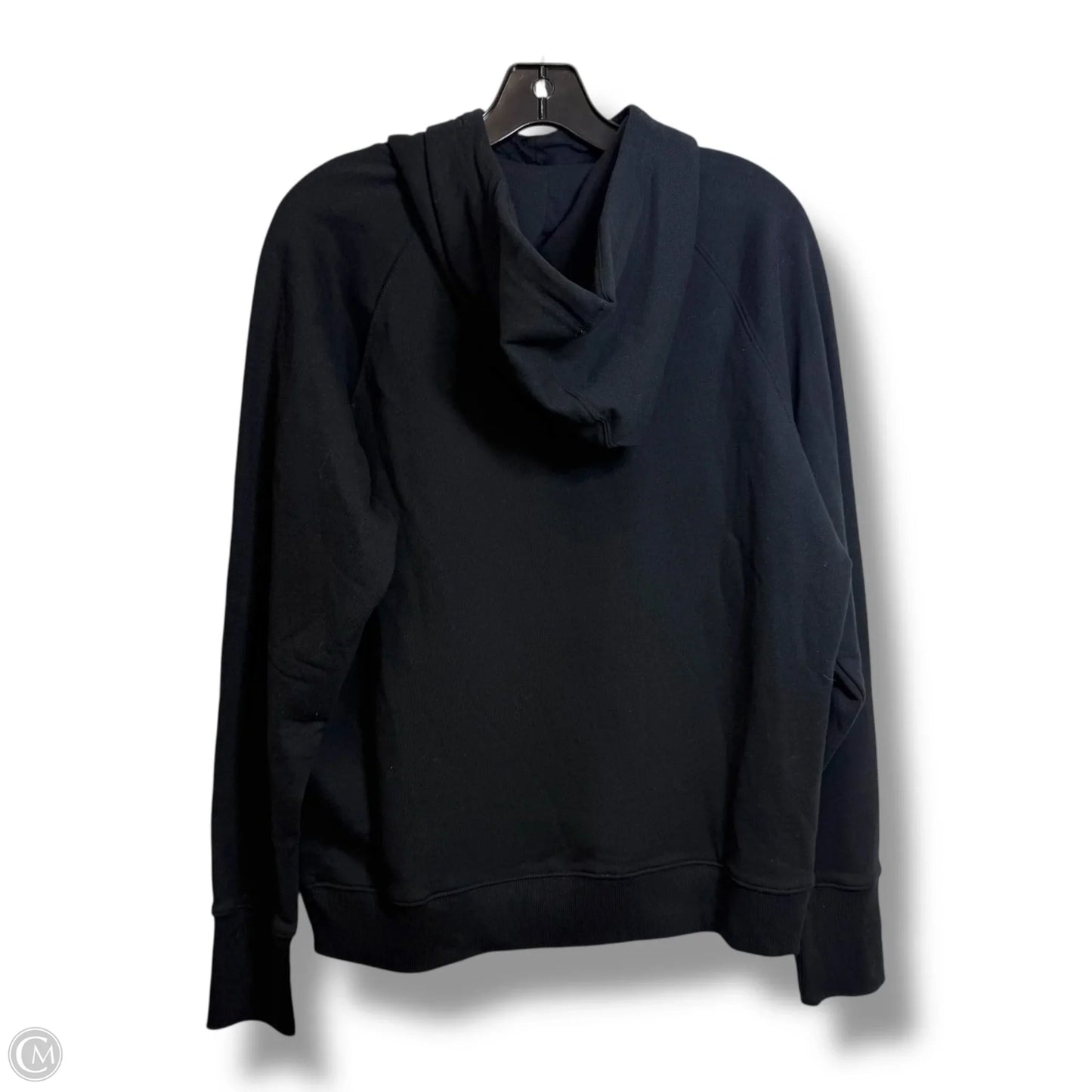 Sweatshirt Hoodie By Champion In Black, Size: M