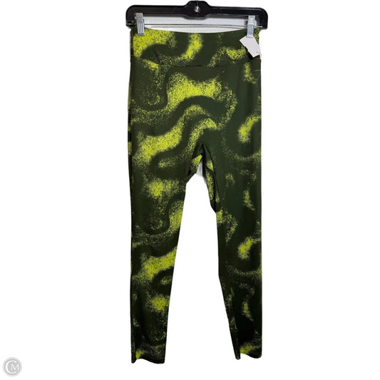 Athletic Leggings By Gym Shark In Green, Size: L