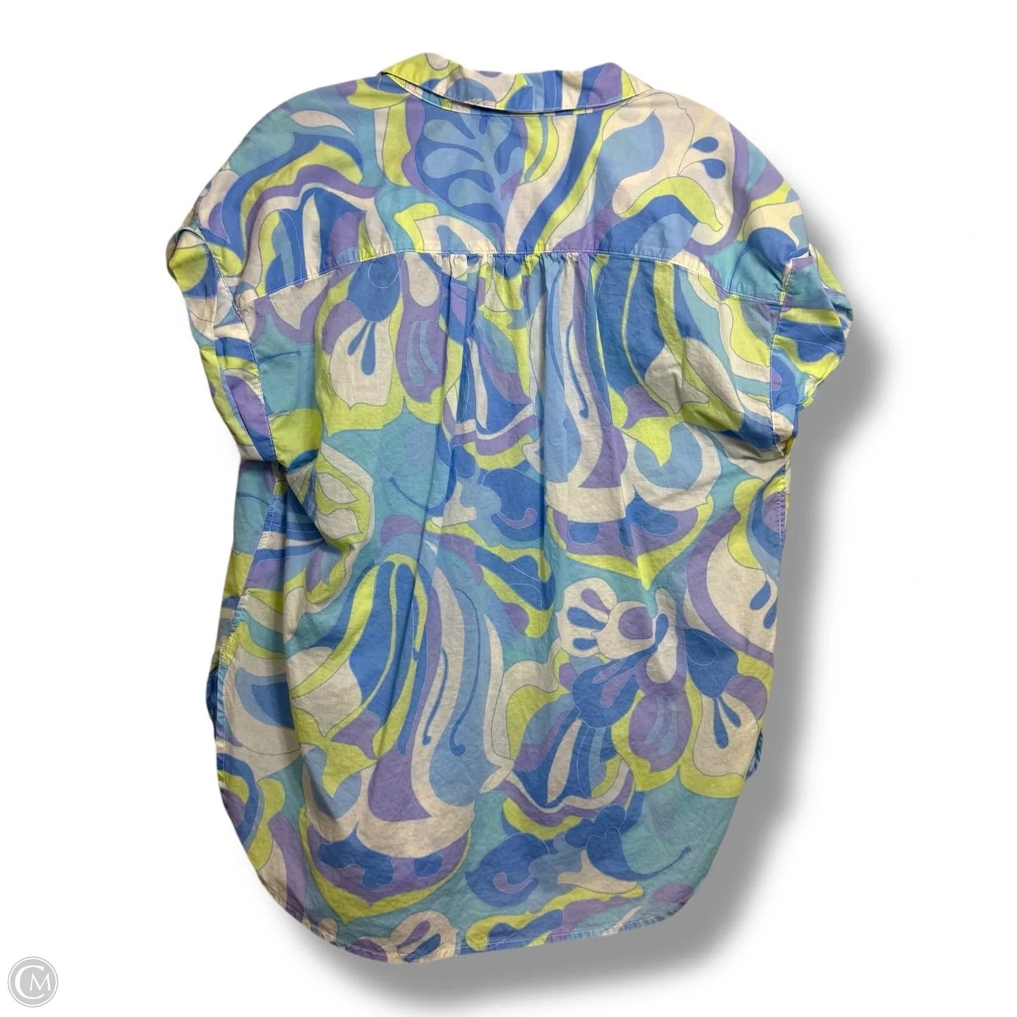 Top Short Sleeve By Gap In Multi-colored, Size: M