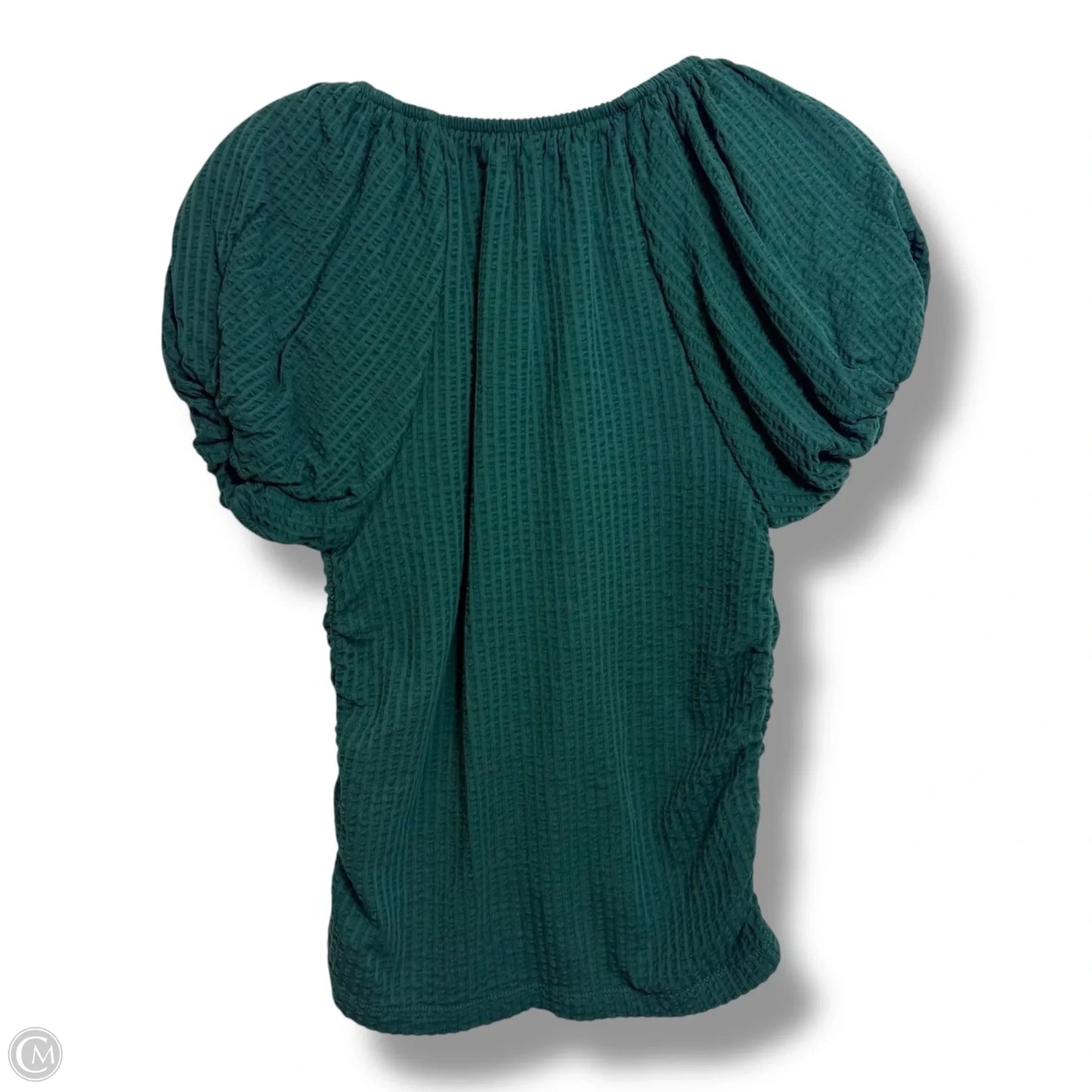 Top Short Sleeve By Loft In Green, Size: M