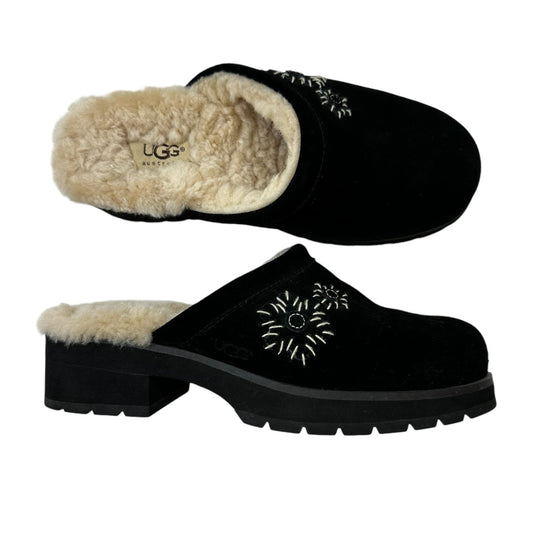 Shoes Flats By Ugg In Black, Size: 8