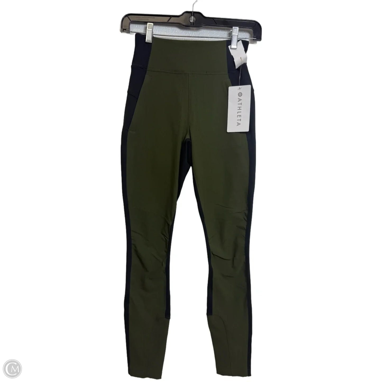 Athletic Leggings By Athleta In Green, Size: 2