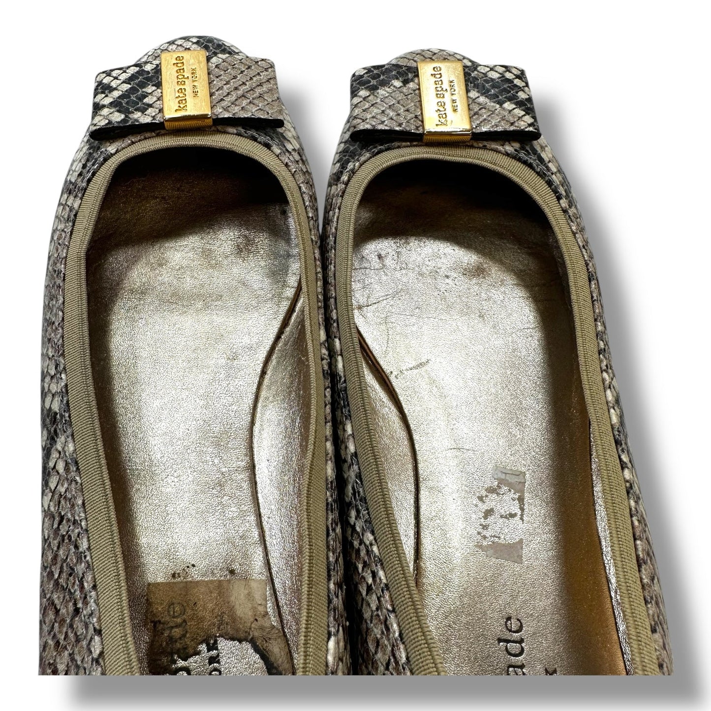 Shoes Flats By Kate Spade In Snakeskin Print, Size: 9