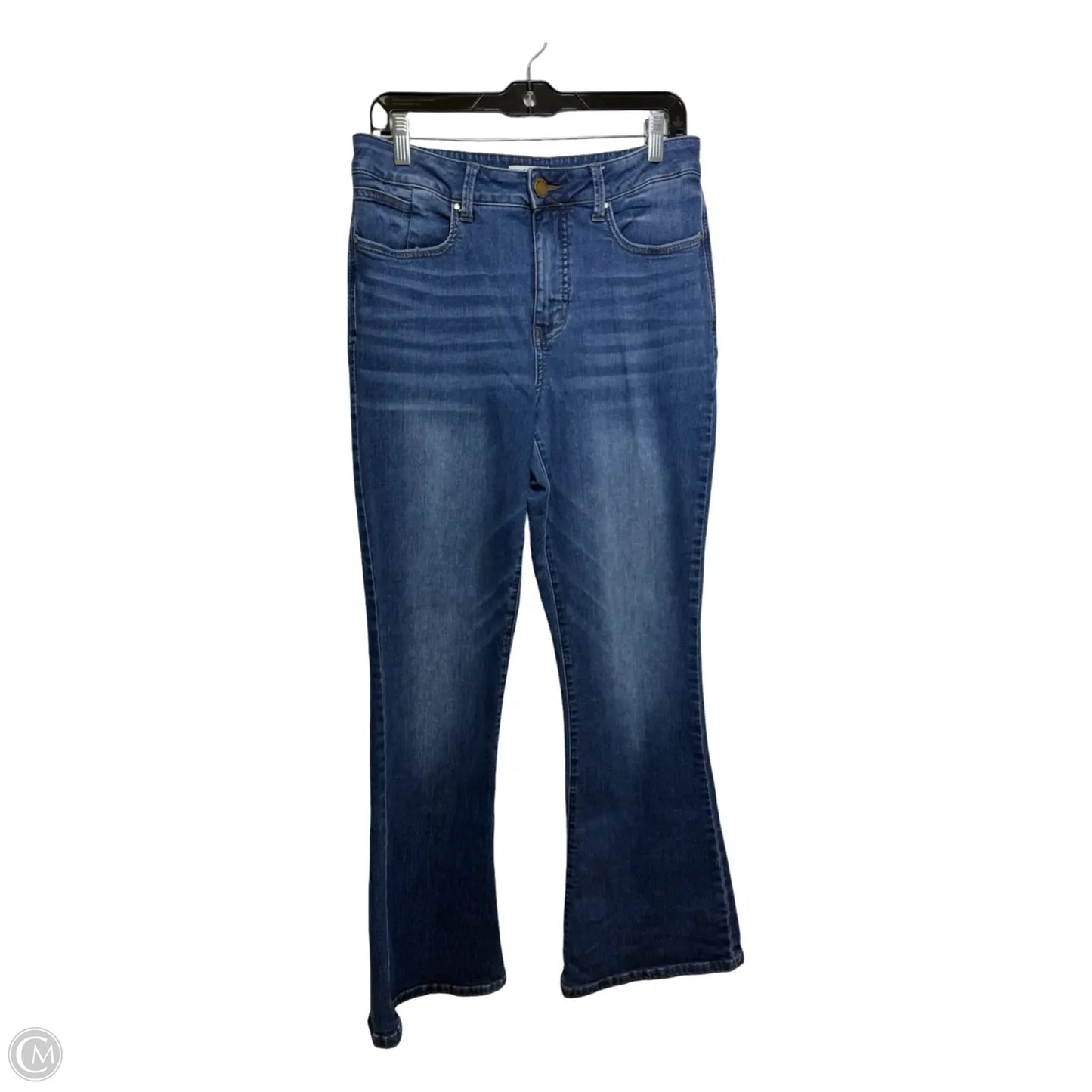 Jeans Flared By Maurices In Blue Denim, Size: 12