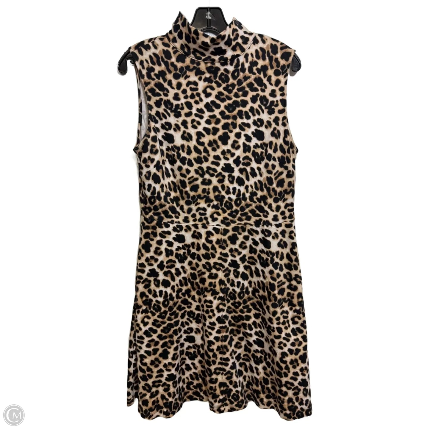 Dress Casual Short By New York And Co In Animal Print, Size: L