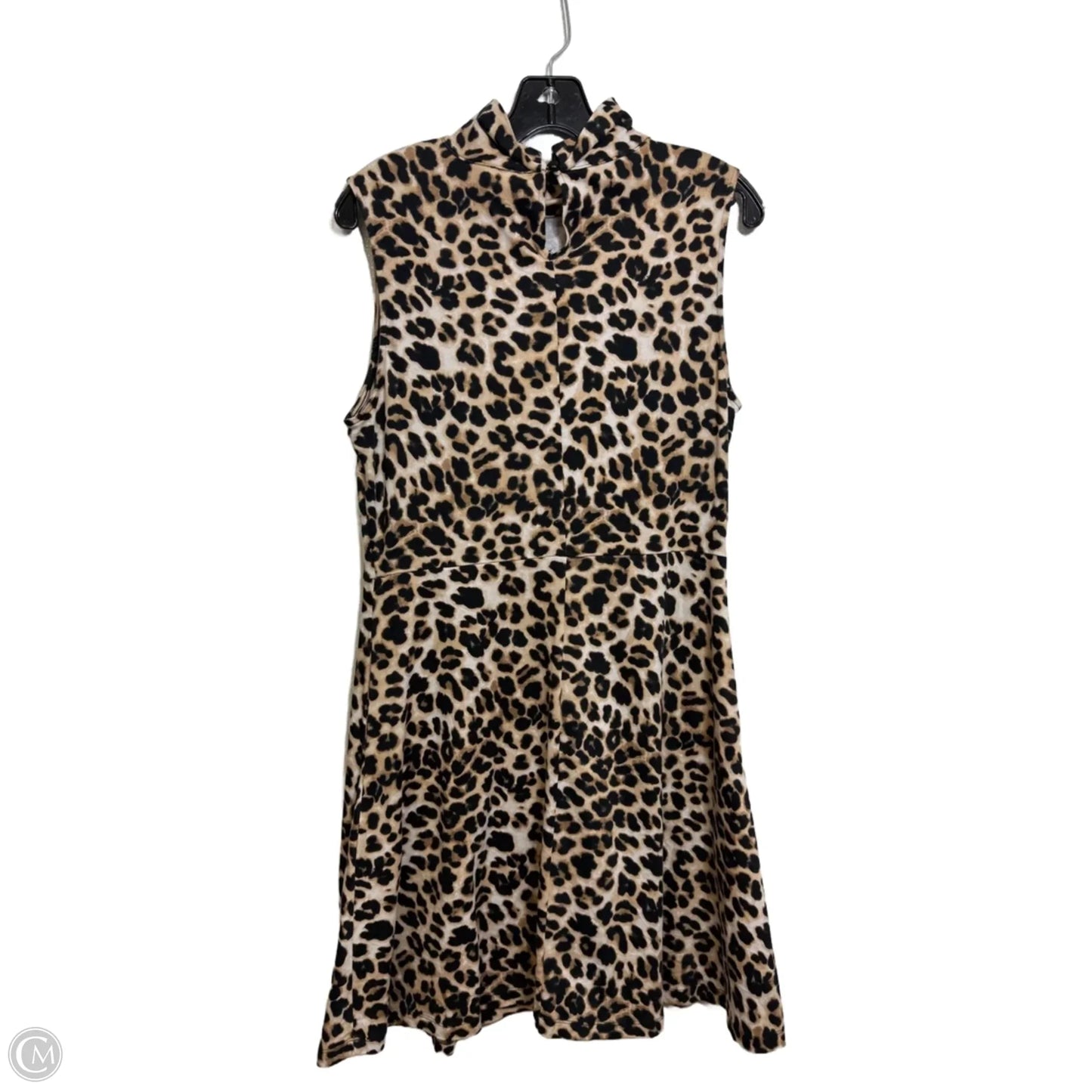 Dress Casual Short By New York And Co In Animal Print, Size: L
