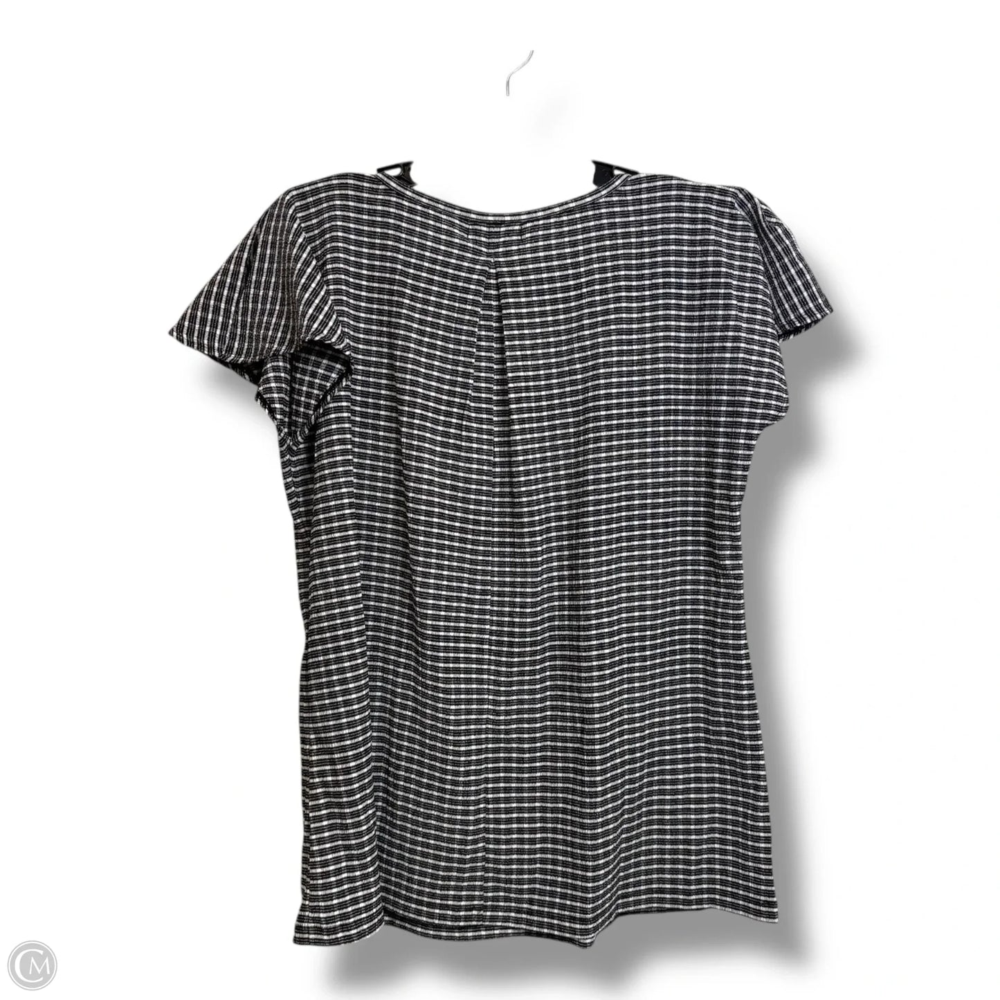 Top Sleeveless By Max Studio In Checkered Pattern, Size: S